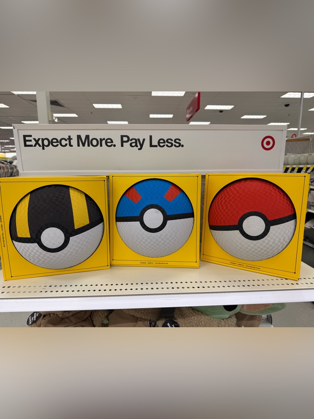 New! Pokemon Target Kickball set of 3